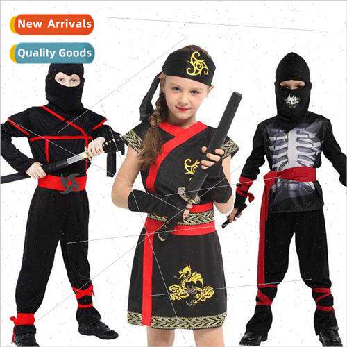 Halloween Japanese nja Men Women Adult Children Black Perman