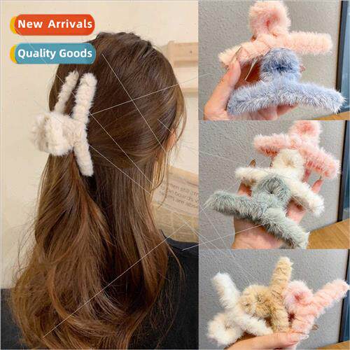 Large 11cm plush scratch clip temperament shark clip fall wi