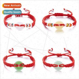 button bracelet red imation line peace double New creative