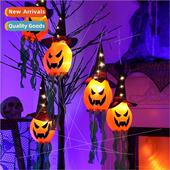 Pumpkin ghts Ghost String Halloween Fabric Decoration