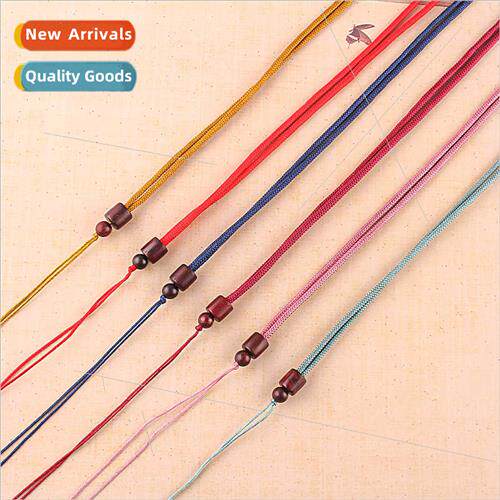 Adjustable barrel necklace rope DIY handmade jewelry knting