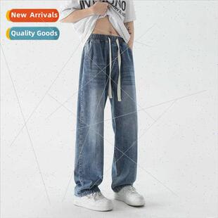 American jeans men spring summer HK washed old pants tide hi