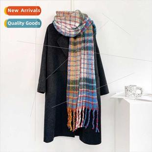 mohair scarf ladies thickened long winter Autumn warm