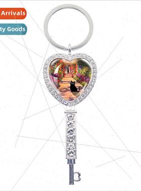 Cartoon cat glass dome fashion cut animal handmade creative