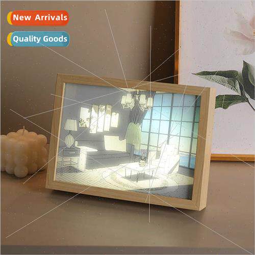 Creative light painting decorative bedroom bedside night lig