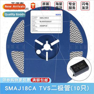 SMAJ18CA DO-214AC 18V Bidirectional TVS Transient Suppressio