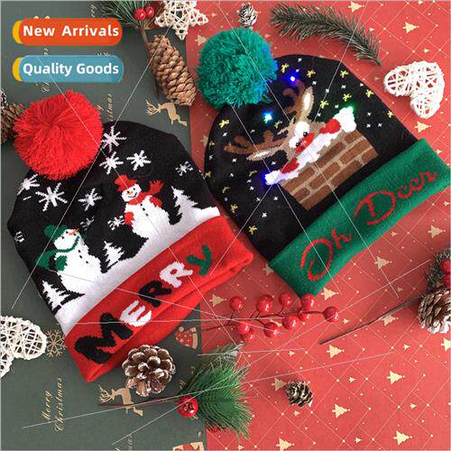 High-grade colorful light-emting knted high-grade Christmas