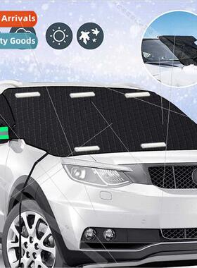Car snow block car front glass partion snow frost magnetic s