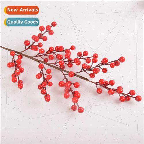 12 red fru branches simulation Christmas fru red berries hol