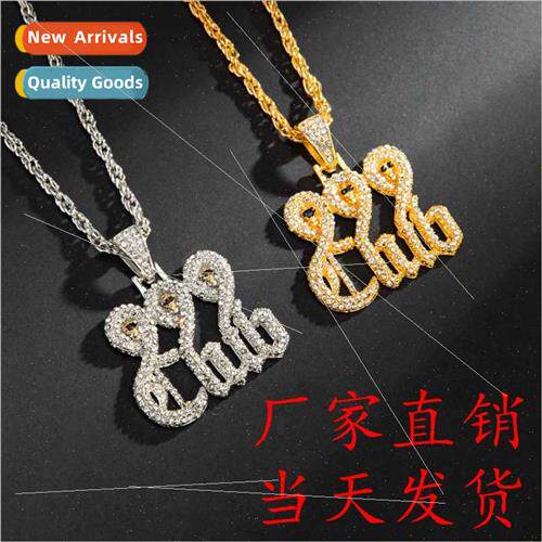 Skull 999 Hip Hop Necklace Jewelry Micro Set Full Gemstone M