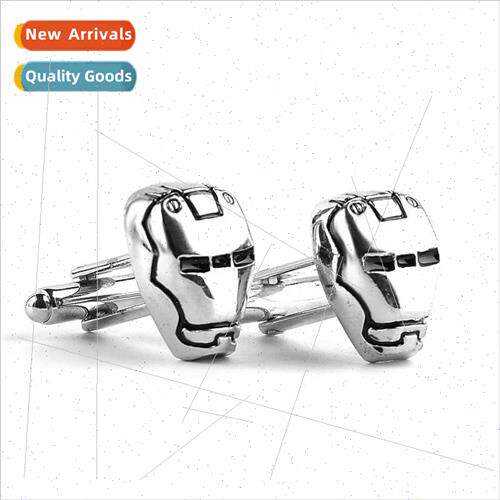 201 new Iron Man lacquer cufflinks men shirt cufflinks busin