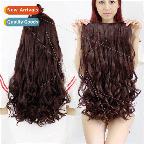 Wig five card curly hair piece hair extensions one piece hai