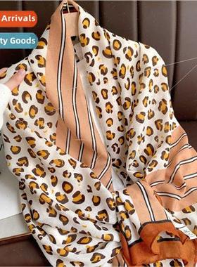 Summer outing silk scarf female dual-use scarf spring autumn