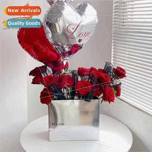 aluminum film balloon shaped love heart foi inch