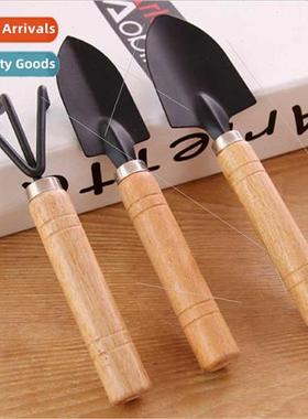 Set three mini garden tools small shovel/rake/spade plants p