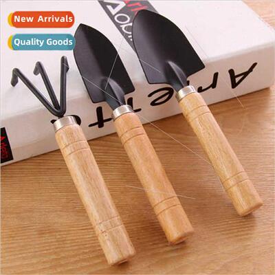 Set three mini garden tools small shovel/rake/spade plants p