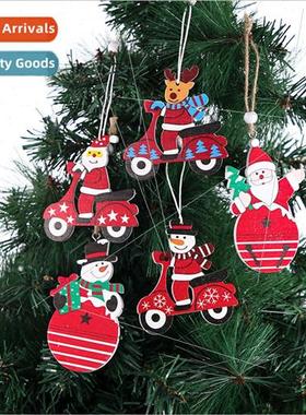 New Christmas decorative pendant creative Christmas wooden c