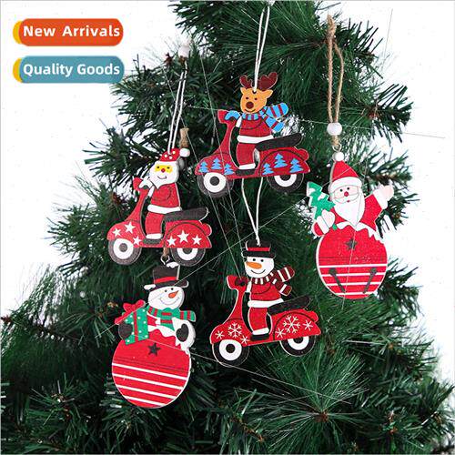 New Christmas decorative pendant creative Christmas wooden c