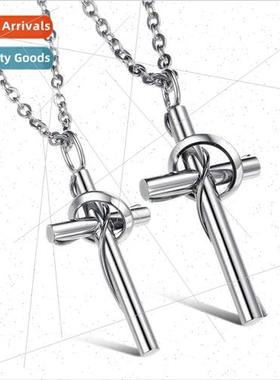 Tanium Jewelry Korea Jewelry Love Tangled Cross Tanium Coupl