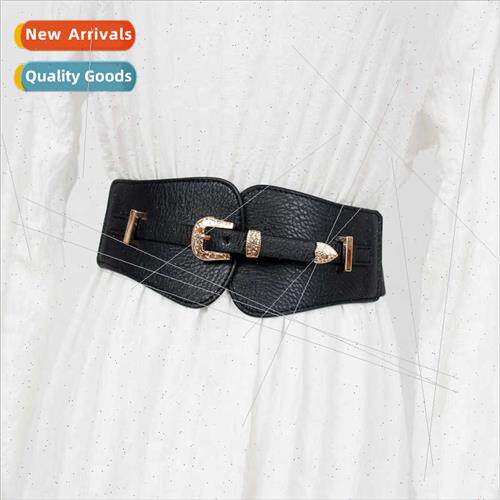 2021 Autumn Winter Coat Belt Women Decorative Wide Belt Dres