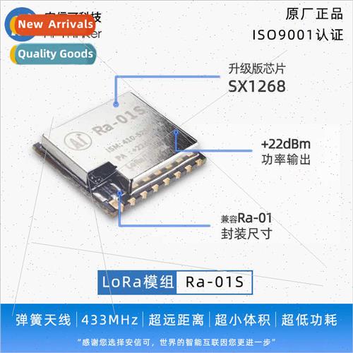 Ansenko LoRa Wireless RF Module SX1268 Chip 433MHz Ultra-low