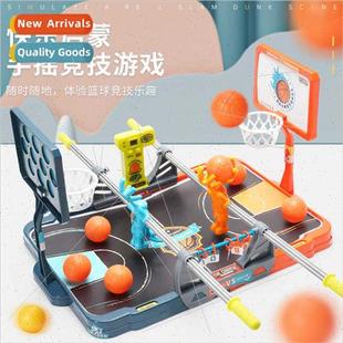 Children fingertip basketball toys creative double shooting