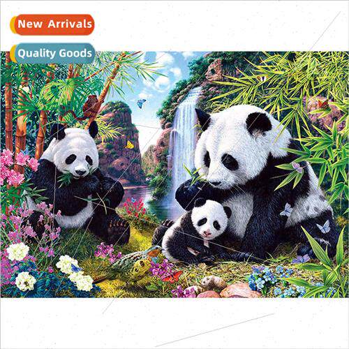 New living room handmade full diamond sticker decoration pai