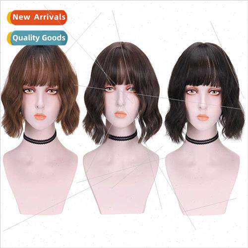 New wig female Korean fashion nd corn hot short curly hair s