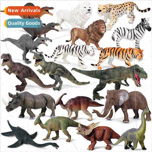 Dinosaur toys large plastic lion tiger cheetah elephant anim