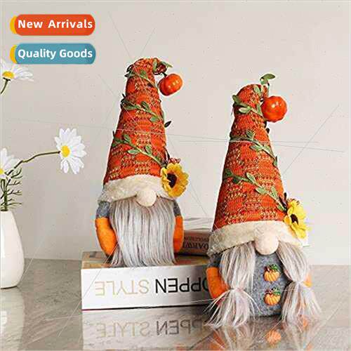 2023 new pumpkin sunflower faceless doll ornament jewelry gn