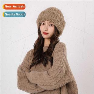 warm thickened color Autumn solid winter fluffy 2023 wool