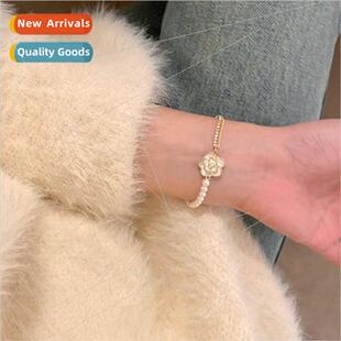 New camellia fashion hun whe female glaze drip tide bracelet