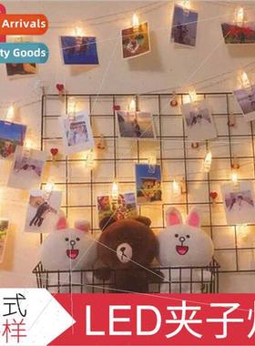 led photo clip light string wedding proposal confession room