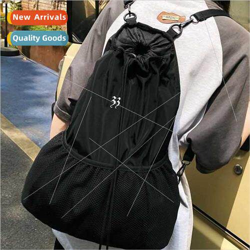 Nylon Casual Shoulder Bag mple Drawstring Yoga Fness Swimmin
