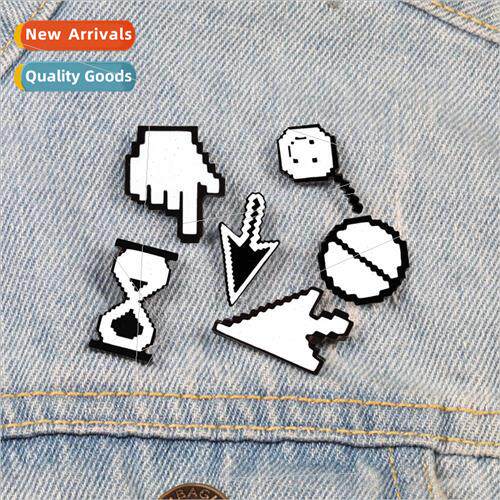 Cartoon Japanese Korean creative badges fun win system compu
