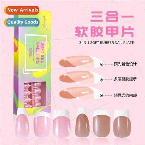 French Wear Nail pcs 144 pcs Boxed Fake Nails Nail Art Semi-