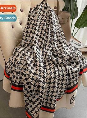 2022 spring summer new bird nest fashion simulation silk sca