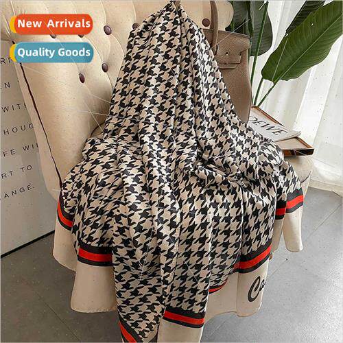 2022 spring summer new bird nest fashion simulation silk sca