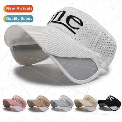 Hat female summer sunscreen sunshade retractable brim hollow