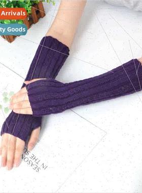 Korean  Japanese system in long daffodil arm sleeve knted wo