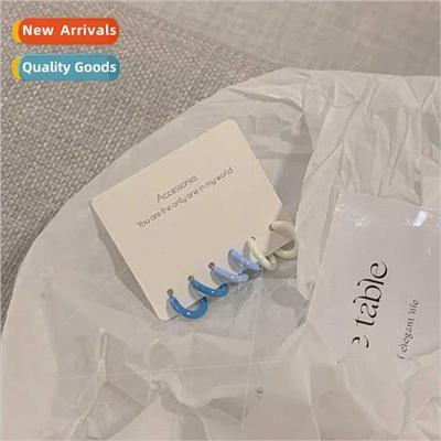 Daily Hundred earrings set three sets 2023 new tide earrings