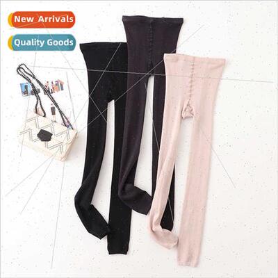 Autumn winter silk blended pantyhose Slim high-waisted thin