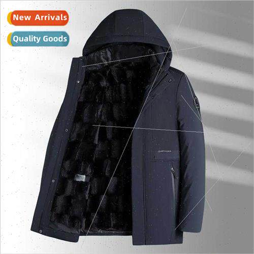 Removal middle-aged elderly cotton jacket cold warm padded t