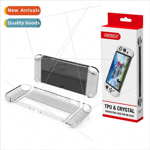 Swch OLED console TPU case joyco left right handles transpar