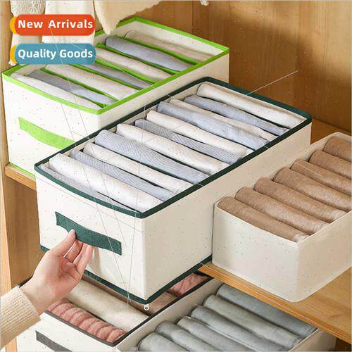 Non-woven underwear storage box household PP board compartme
