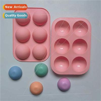 6-connected small semicircle 431 chocolate cake silicone mol