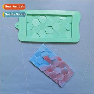 cake silicone mold Hexagonal dessert biscu candy chocolate