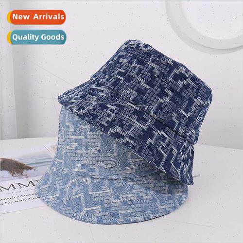 New full print cloud Teng grain fisherman hat female spring