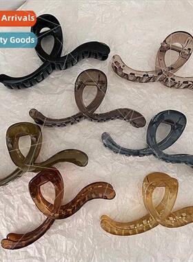 French Shark Clip Korean Jelly Color Grab Clip mple Daily La