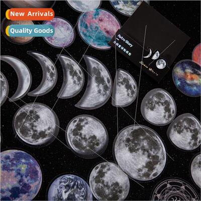 Galactic appointment series sticker pack ins wind moon phase